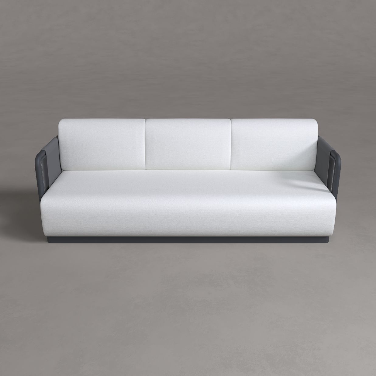 Ordre Aluminum Three Seat Sofa