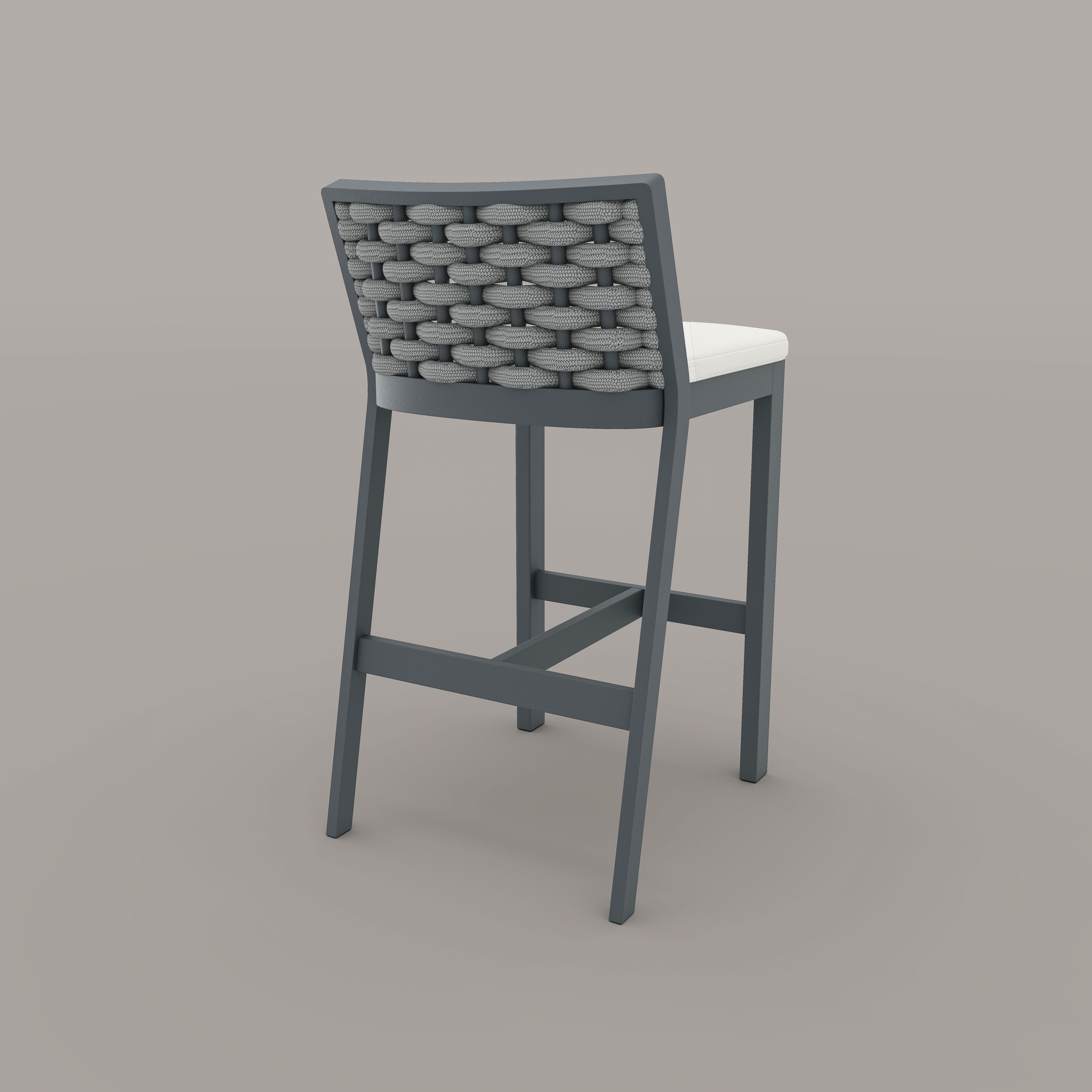 Sicily Aluminum Counter Stool