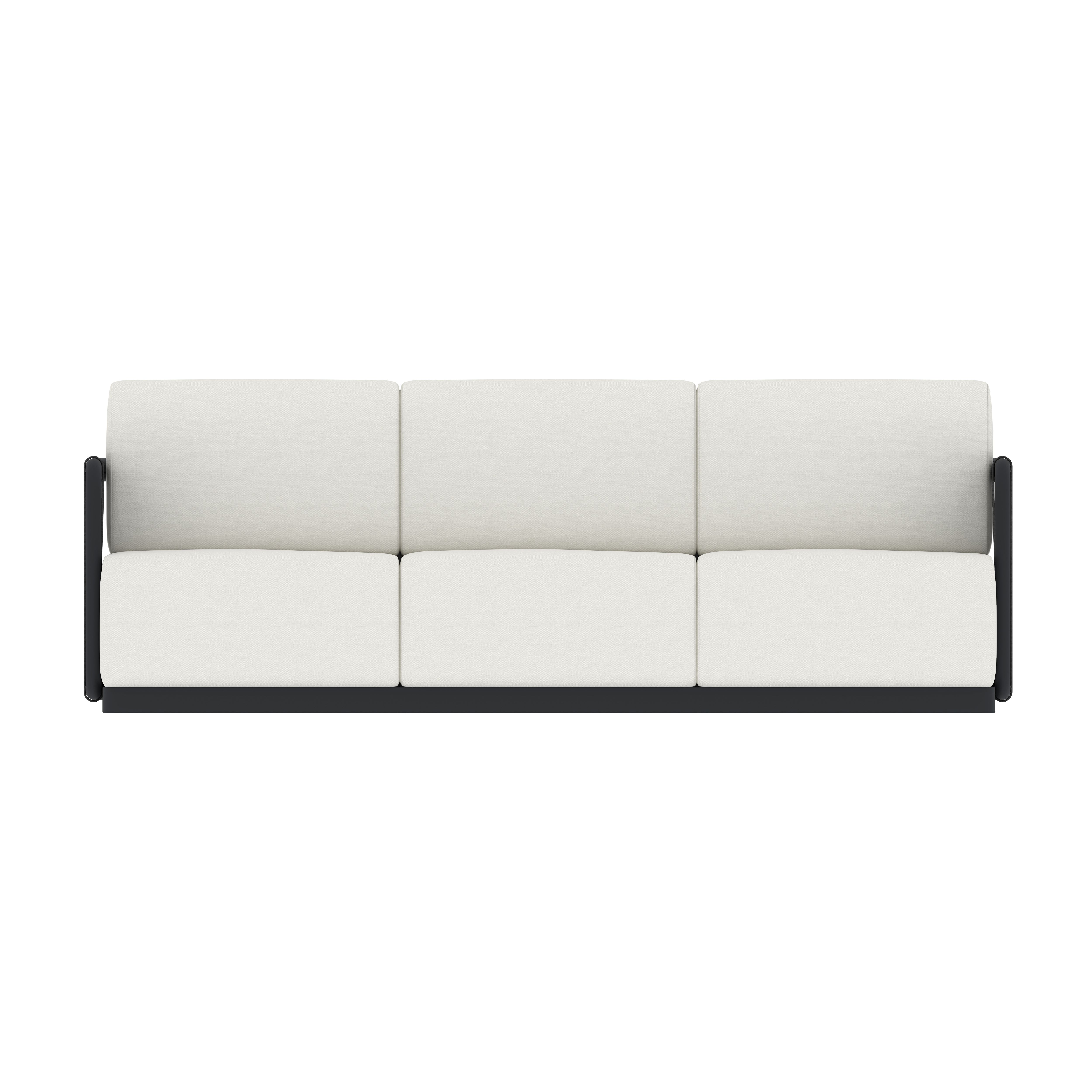 Volare Aluminum Three Seat Sofa