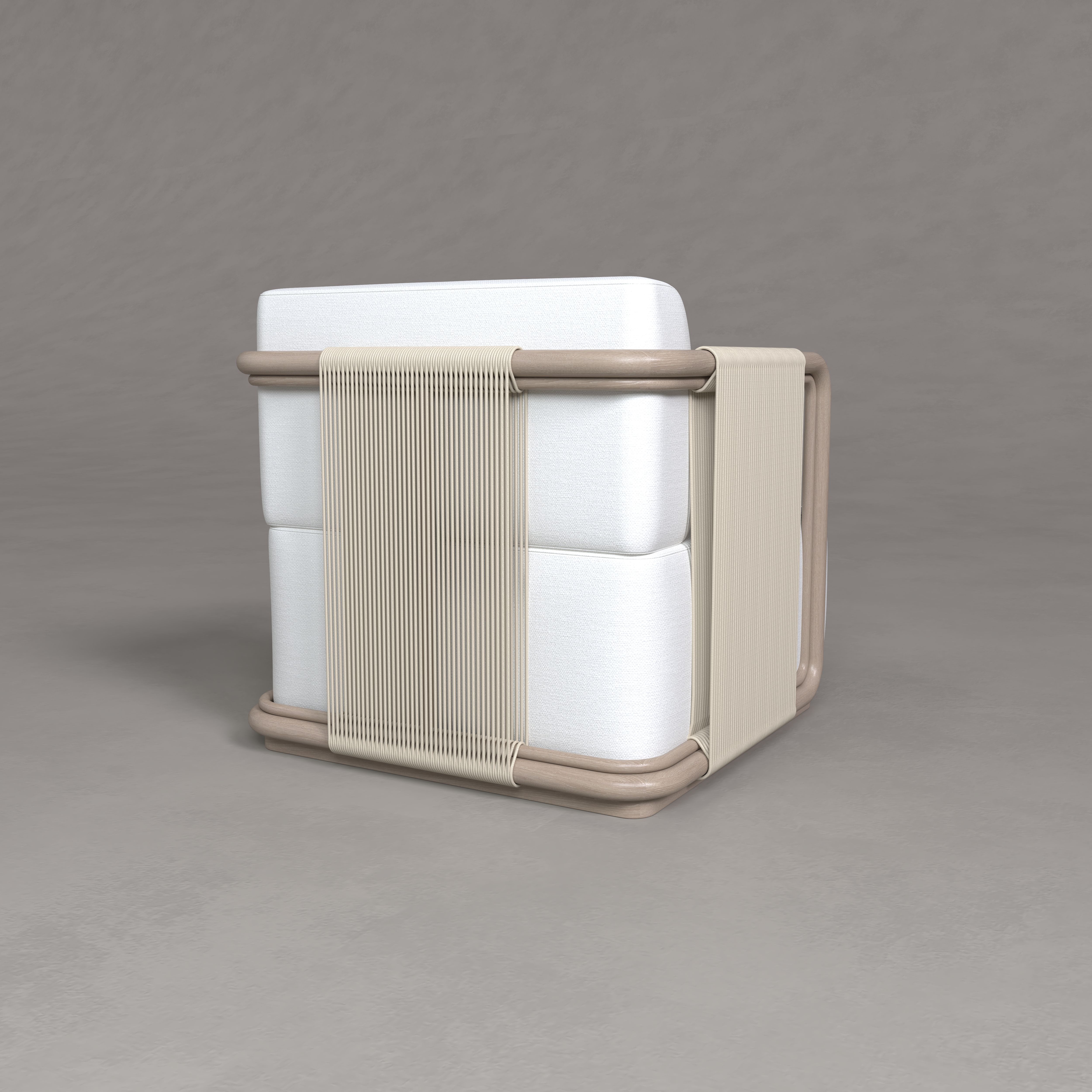Volare Teak Single Sofa