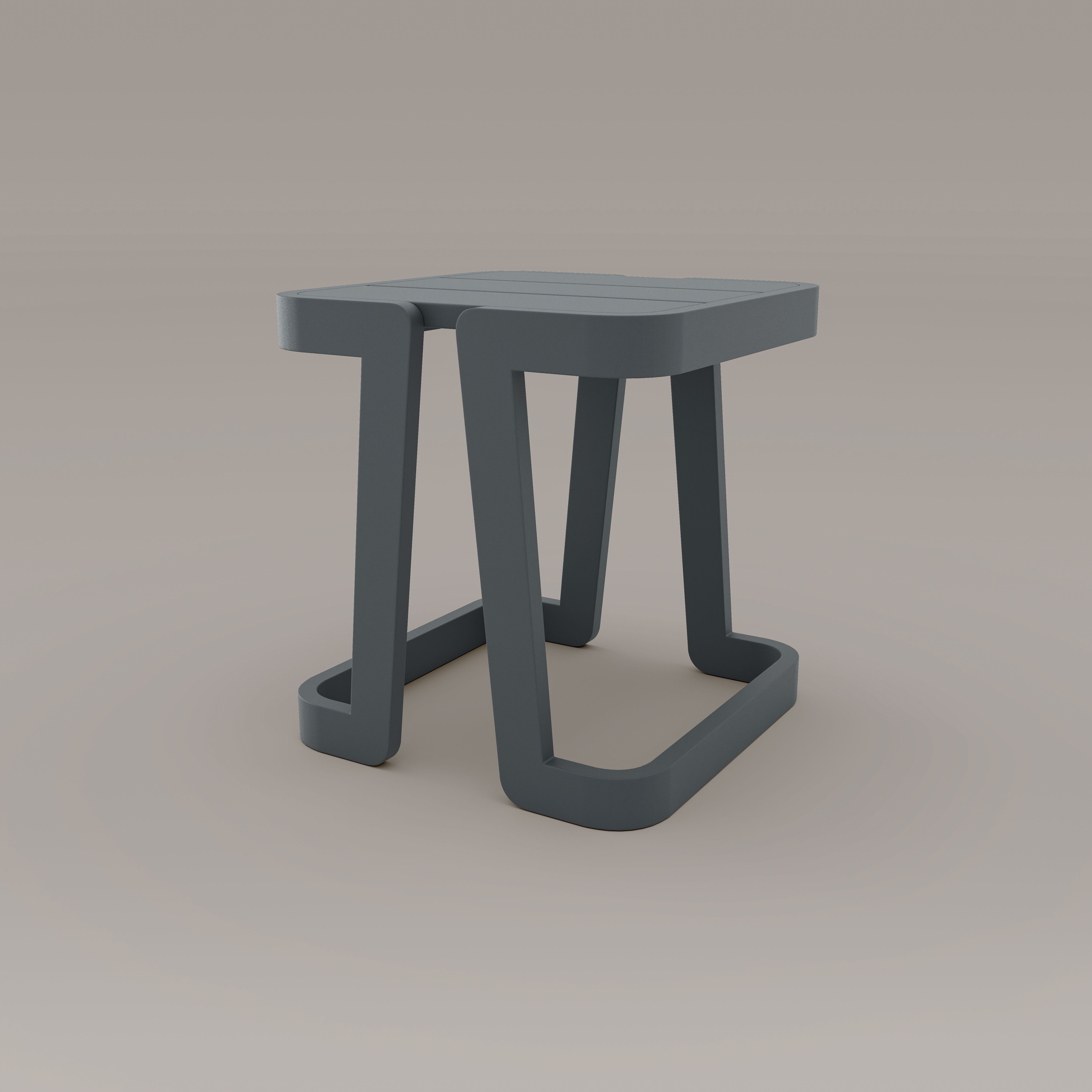 Sicily Aluminum Side Table