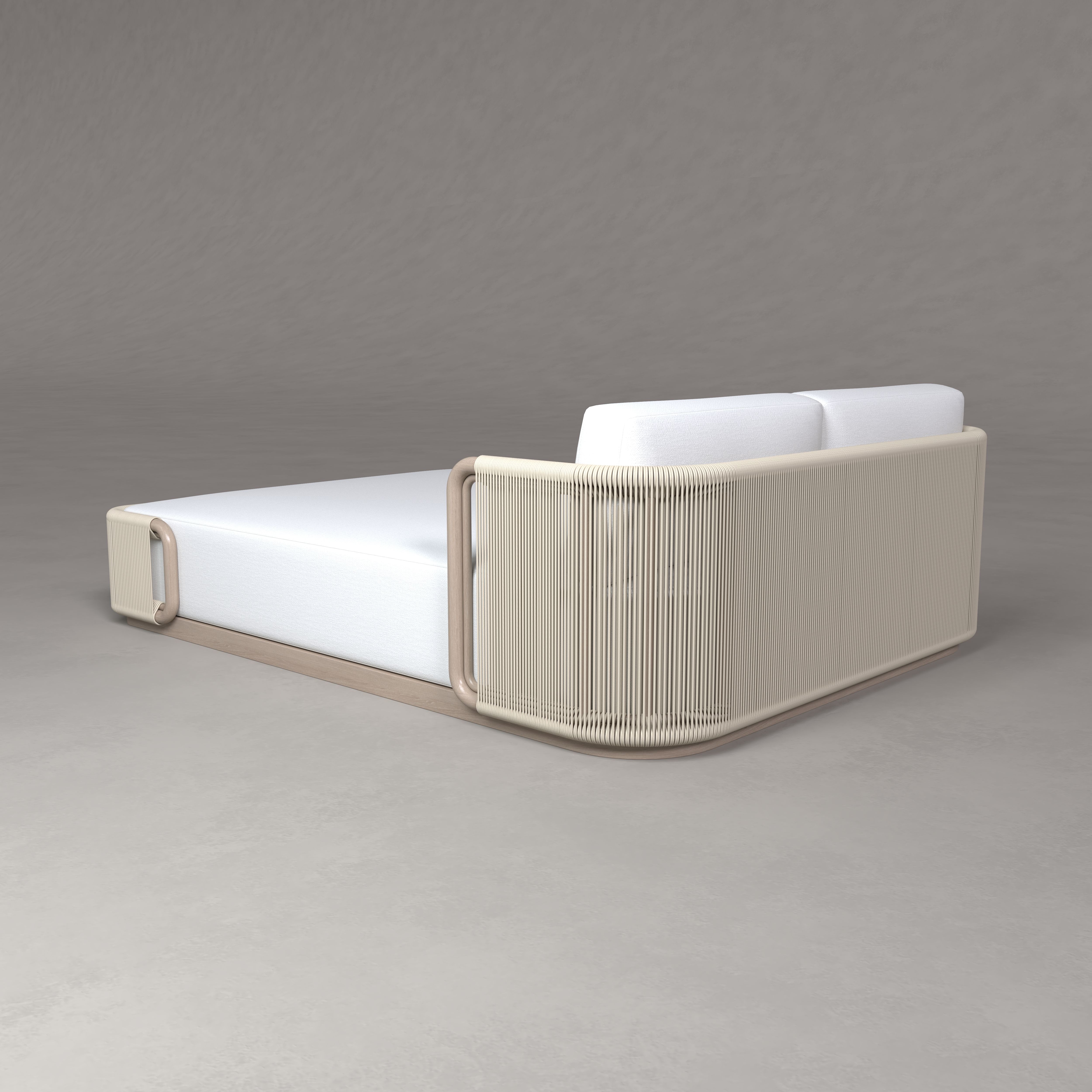 Volare Teak Sunbed