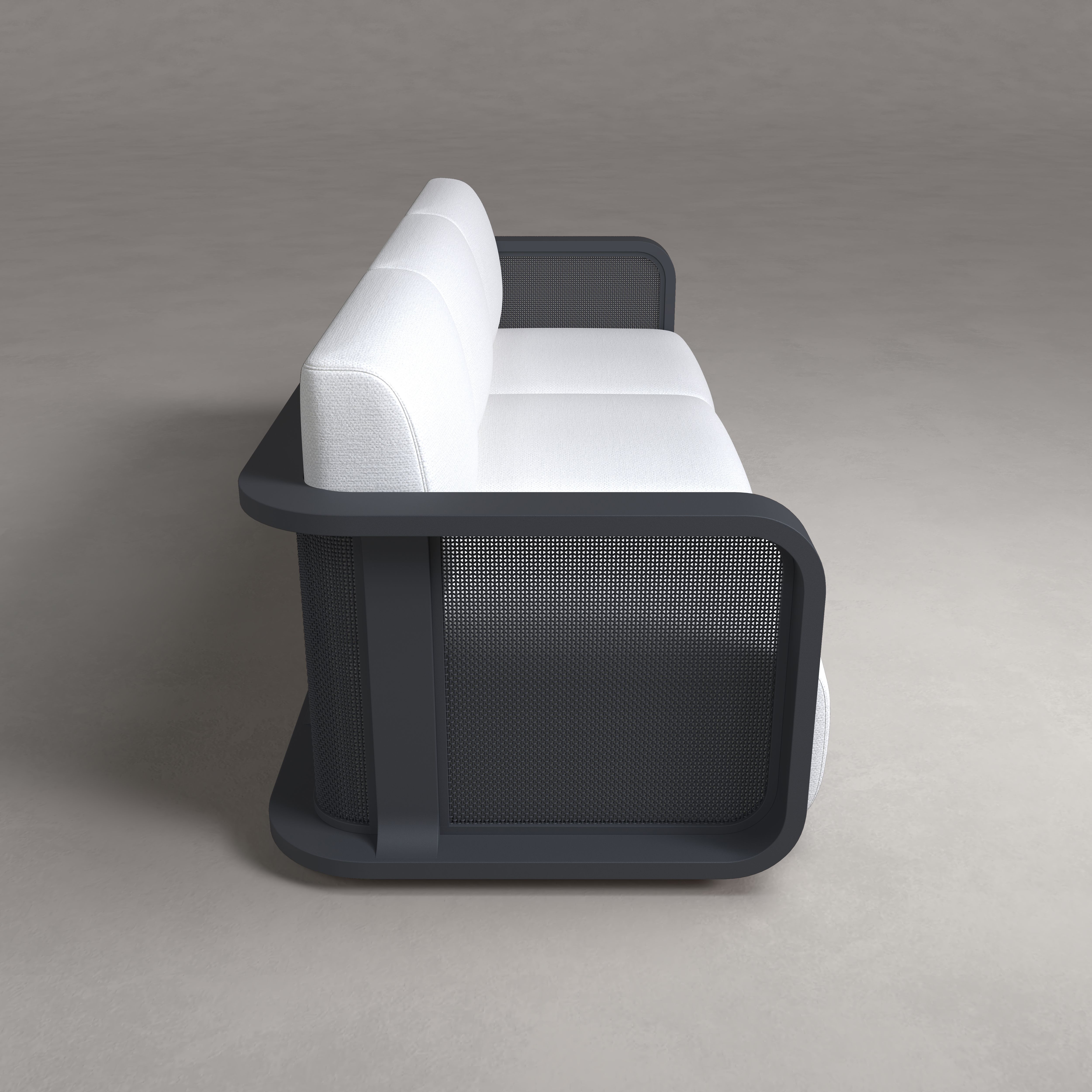 Englo Aluminum Three Seat Sofa