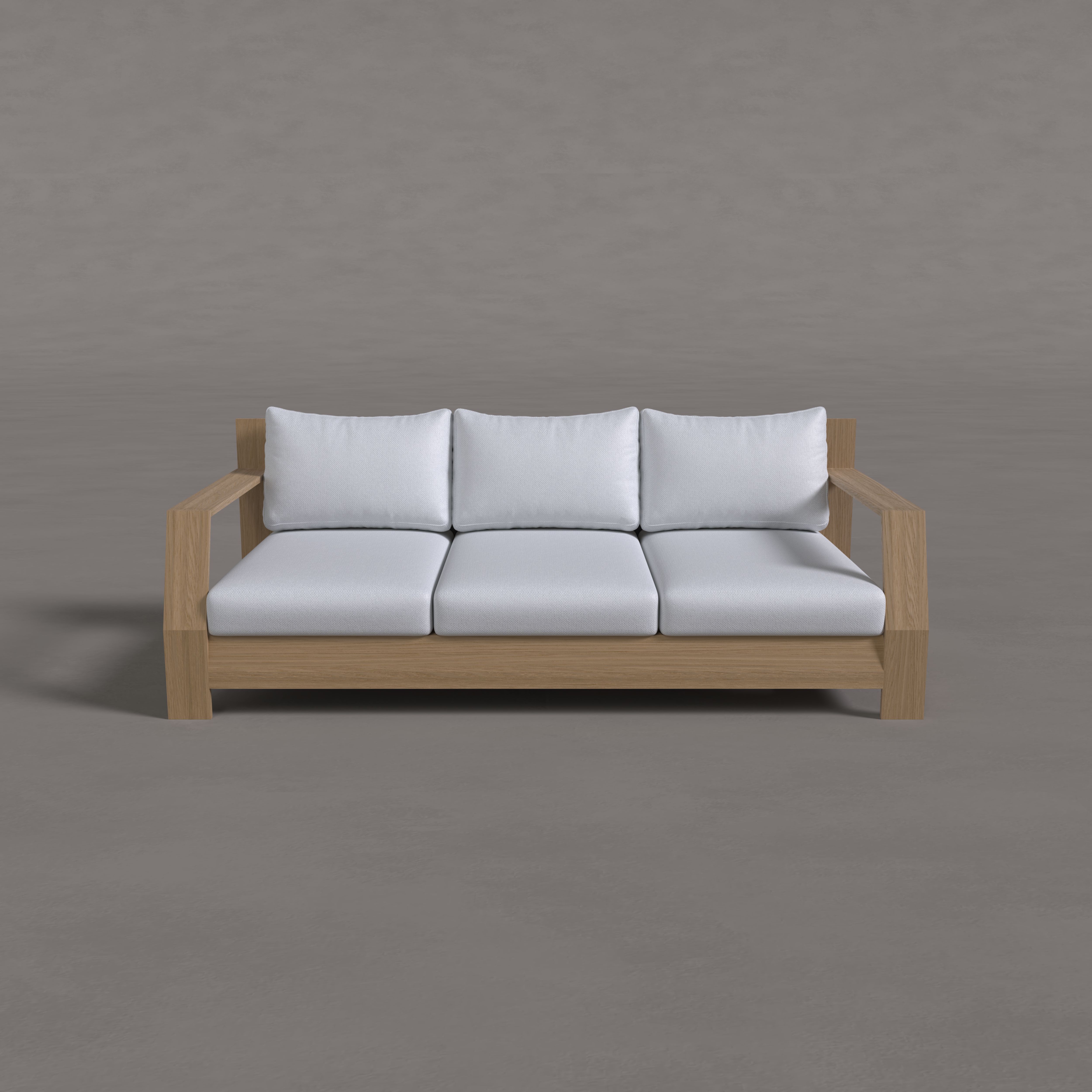 Alba Teak Three Seat Sofa