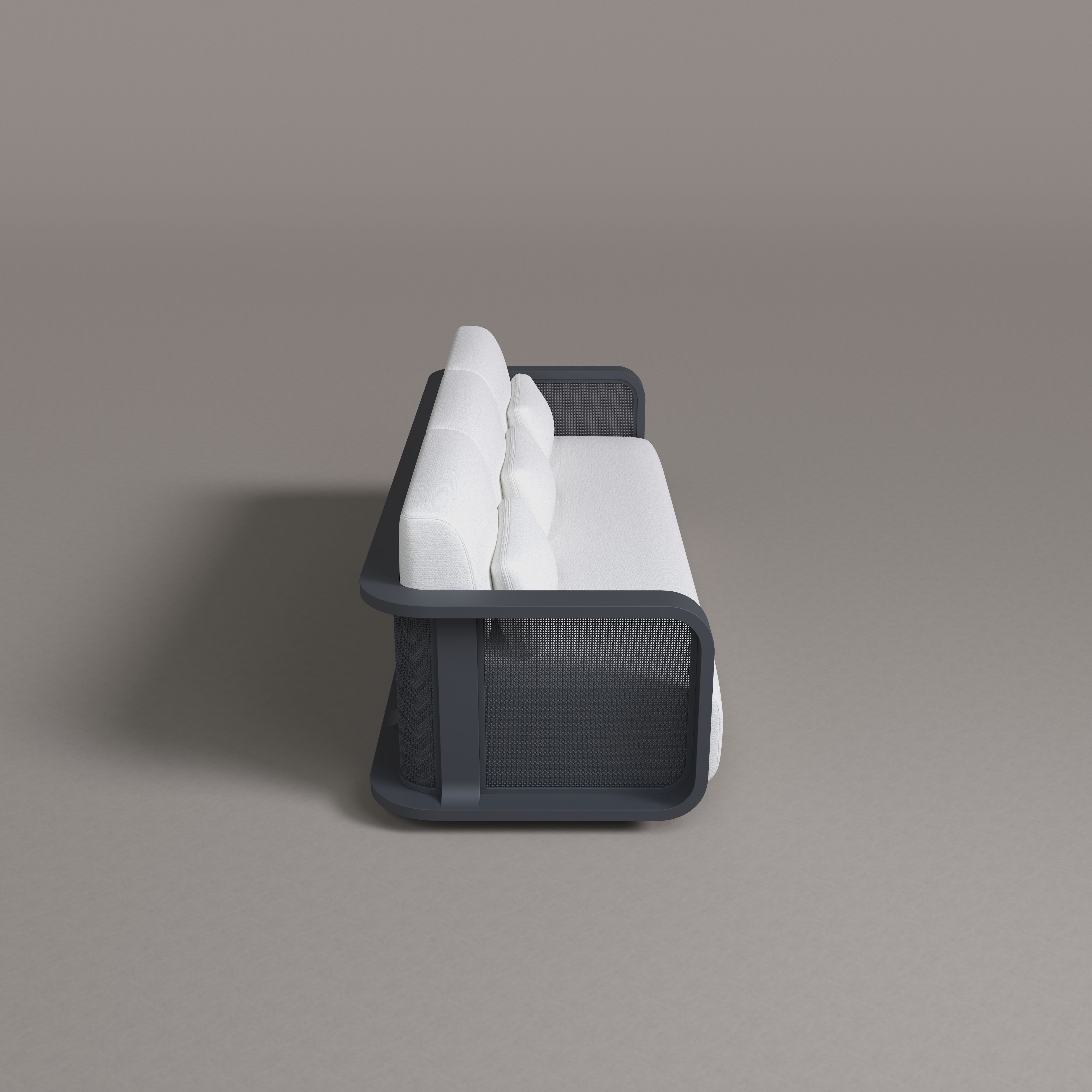 Englo Aluminum Three Seat Sofa