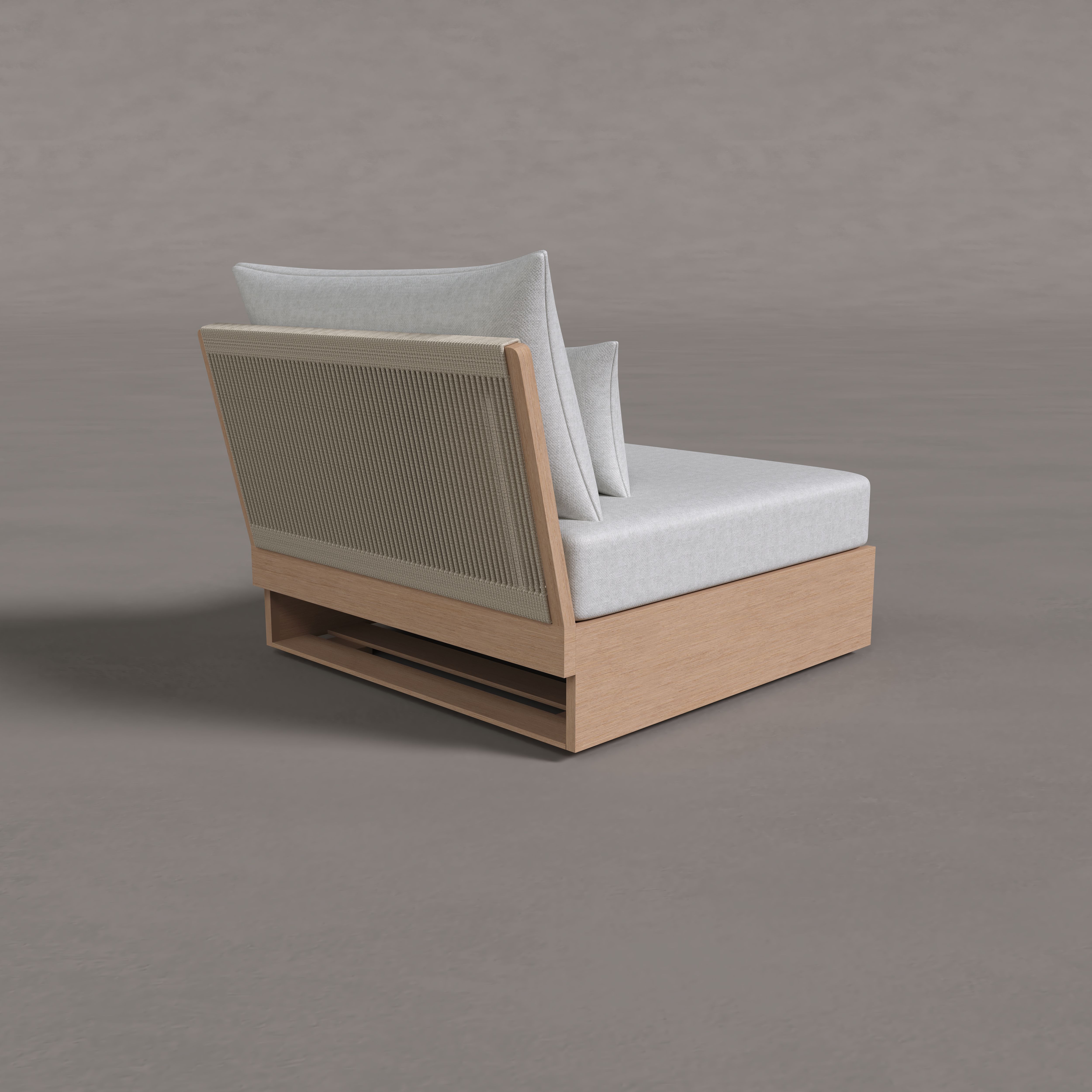 Cove Teak Single Sofa