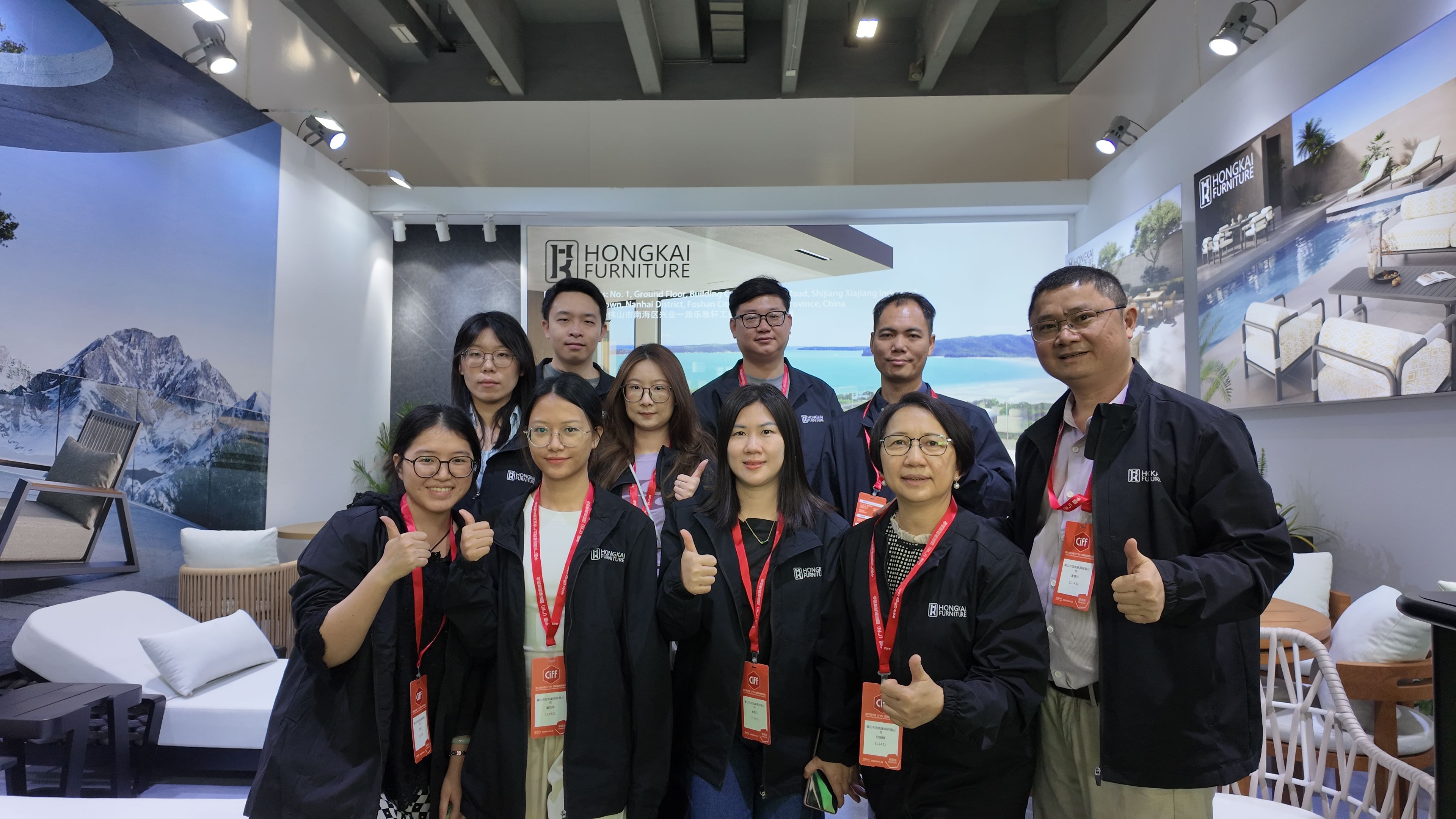 Hongkai Furniture Makes a Splash at CIFF 2026 in Guangzhou, Setting the Trend in Outdoor Furniture