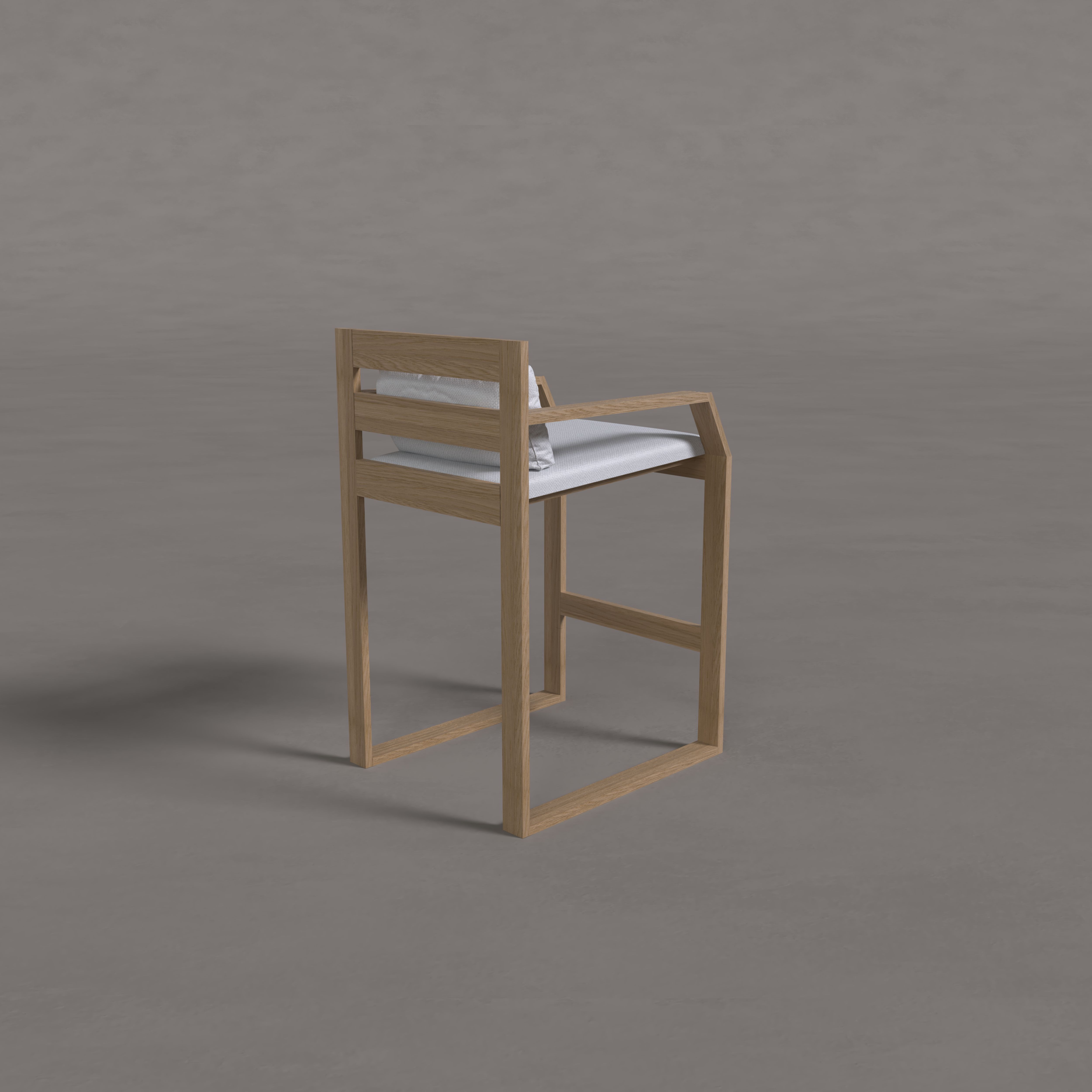 Alba Teak Counter Stool